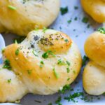 Garlic Knotted Bread Rolls