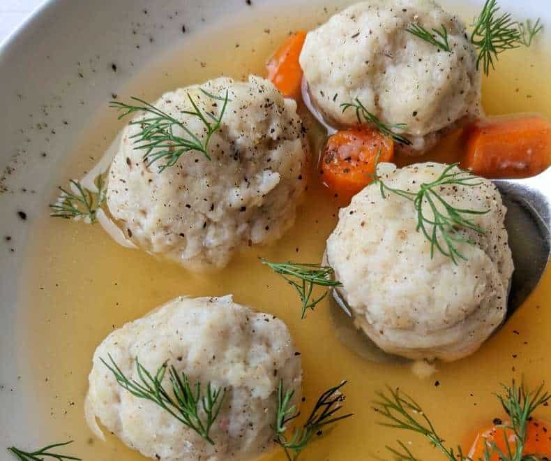 Vegetarian Matzo Ball Soup - Courtney's Sweets