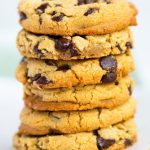 7 Game-Changing Tahini Chocolate Cookies stack on top of each other