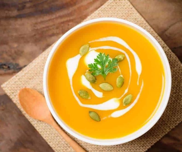 Orange Vegetables Soup